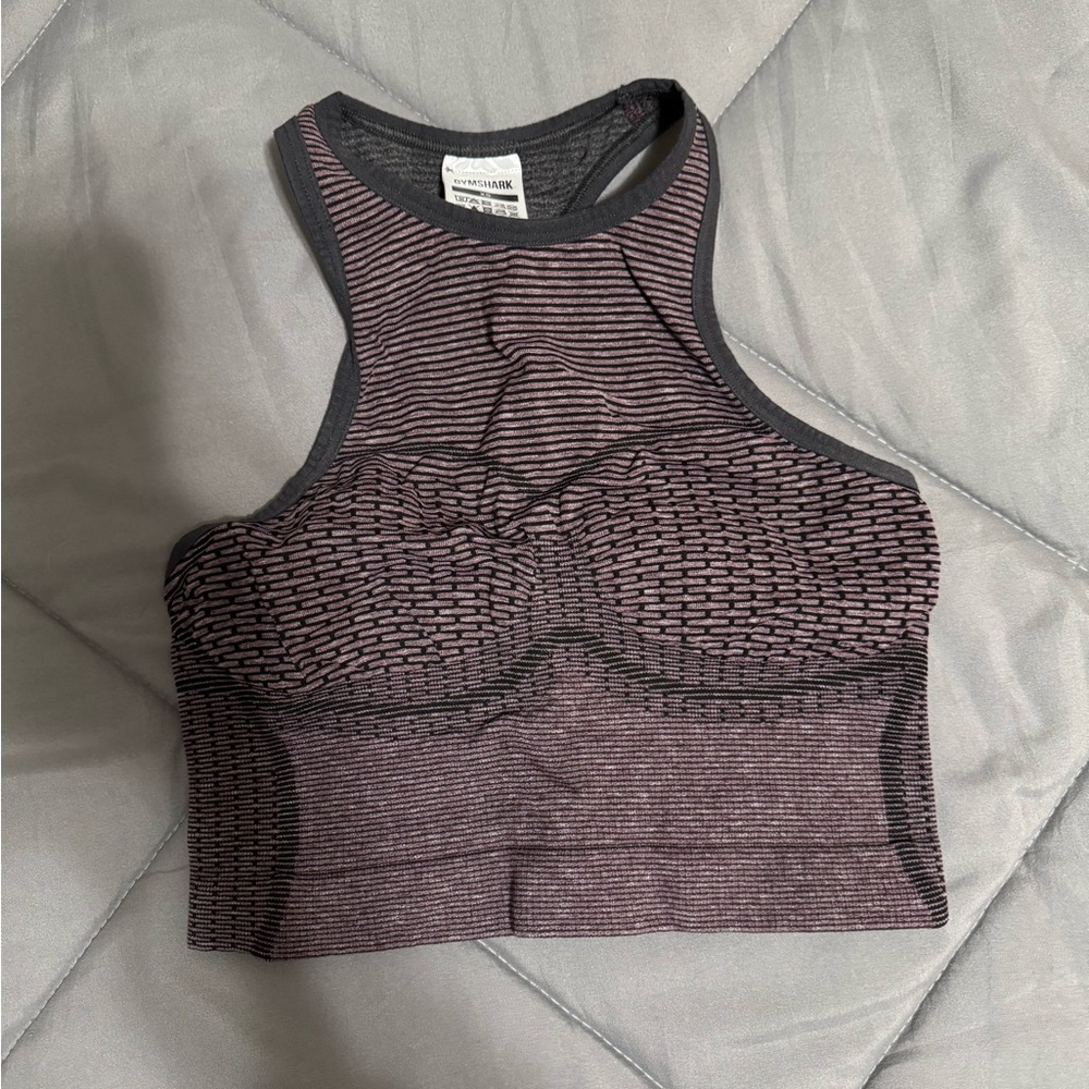 Gymshark Black and Pink Sports Bra